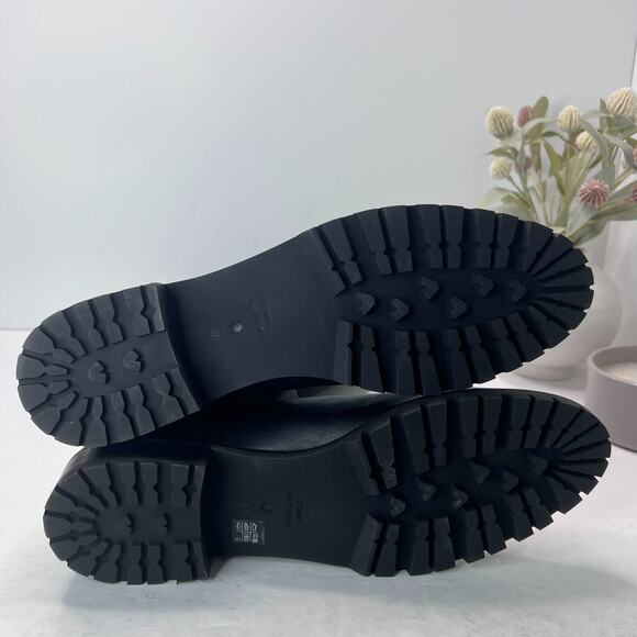 Stuart Weitzman City Stretch Leather Knee High Boots Black Women's 12B Tried On - Picture 7 of 9